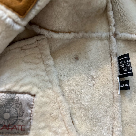 COPY - VINTAGE CALAFATE SHEEPSKIN SHERPA COAT! - Picture 5 of 8